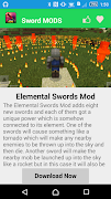 Zwaard Mod Voor MCPE` screenshot 2