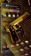 برنامه‌نما Explode Mortar Gold Theme عکس از صفحه