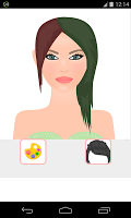 hair color games screenshot 1