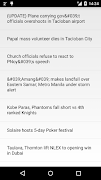 Philippines Clock & RSS Widget スクリーンショット 1