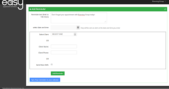 Easy Appointment Reminders ảnh chụp màn hình 1