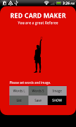 RED CARD MAKER پوسٹر