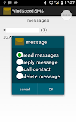 برنامه‌نما WindSpeed SMS عکس از صفحه