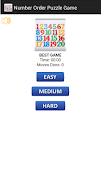 Number Order Puzzle تصوير الشاشة 3