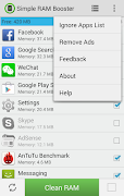 Simple RAM Booster captura de pantalla 3