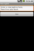 Tagline screenshot 1