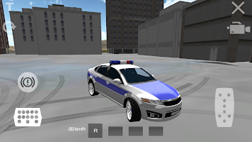 Police Car Drifting 3D screenshot 2