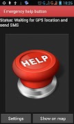 Emergency help button Poster