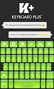 Color Green Keyboard Theme ภาพหน้าจอ 4