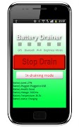 برنامه‌نما Battery Drainer عکس از صفحه