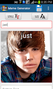 Meme Generator App captura de pantalla 1