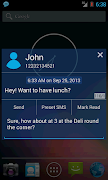 SMS Notifier (SMS Popup) captura de pantalla 3