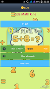 Kids Math One Cartaz