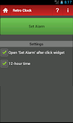 Retro Clock Widget اسکرین شاٹ 3