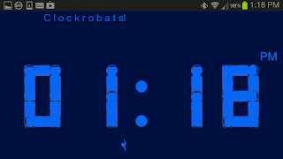 Clockrobats! Table/Desk Clock Screenshot 4