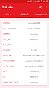 2 Schermata SIM Card Info