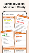 Weekly planner โปสเตอร์