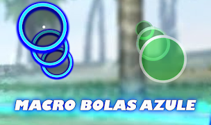 Poster Macro Bolas Azules-Nova Macro