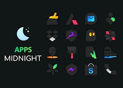 Midnight Icon Pack Ekran Görüntüsü 4