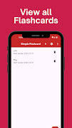 Simple Flashcard Ekran Görüntüsü 1