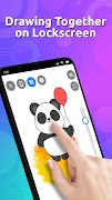 پوستر Lockscreen Drawing Together