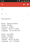 Gps position screenshot 1