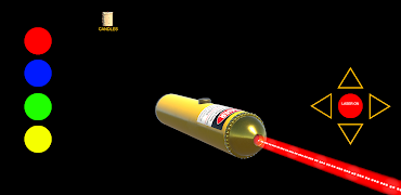 Laser Pointer Simulator 3D captura de pantalla 1