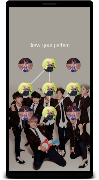 برنامه‌نما BTS Screen Lock عکس از صفحه