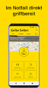 Gelbe Seiten Notfall-App Poster