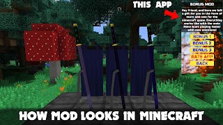 Katana Mod Minecraft скриншот 3