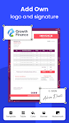 Invoice Maker Simple تصوير الشاشة 7