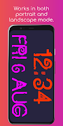 Fullscreen Clock 스크린샷 5
