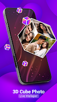3D Cube Name & Photo Wallpaper screenshot 4