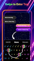 LED Keyboard Theme Fonts Emoji screenshot 2
