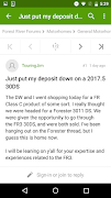 برنامه‌نما Forest River Forums عکس از صفحه