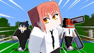 Chainsaw Man Mod for Minecraft ポスター
