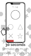 Touch the shape! Reaction time screenshot 2