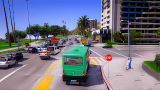 Minibus Driving Simulator 2023 captura de pantalla 2