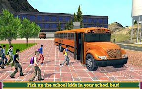 School Bus Driver Coach 2 captura de pantalla 7