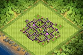 Best Base Maps COC TH7 plakat