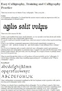 How to Learn Calligraphy poster