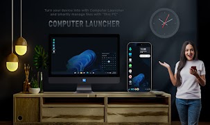 Computer launcher Win 11 poster