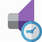 Speaking clock icon