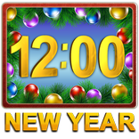 新年 時計 ウィジェット