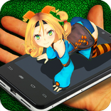 Sexy dance anime girl AR