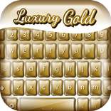 Luxury Gold SMS Keyboard