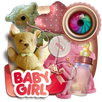 Baby Girl Scrap Photo Frames APK