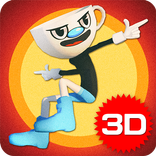 Cup Hand in City 3D