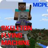 Skeleton Flying Machine Addon for Minecraft PE