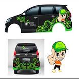 Car Cutting Sticker Design